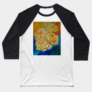 Yellow rose Collage Baseball T-Shirt